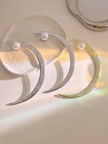 3个/2个/1个银色新月发夹,新款中国风简约复古月牙发髻发夹,优雅百搭渐变发饰,适合日常、休闲、派对、工作、度假、化妆、服装搭配、返校季等场合。 - 彩色 - 查看 3