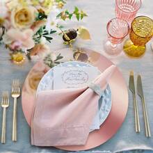 12/24pcs, 33cm Rose Gold Disposable Placemats, Suitable For Christmas, Restaurants, Birthdays, Parties, Banquets, Cafes, Graduation Parties