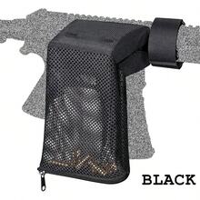 Brass Shell Catcher Bag, Tactical Cartridge Nylon Mesh Collector Casing Brass Catcher For Range Shooting - Black - View 1