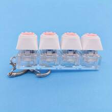 1 Móc khóa xoay hình bàn chân mèo - Đồ chơi giảm căng thẳng, món quà hoàn hảo cho người yêu mèo (Công cụ tập trung cầm tay) - Nhiều màu - Xem 11