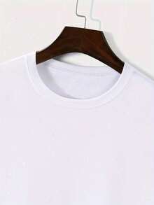 Disney Men's T-Shirt With Mickey Mouse Cartoon Pattern Printed On The Front And Back, Fashionable, Soft And Comfortable Cotton T-Shirt, Retro Cartoon And Street - trắng - Xem 5