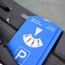 4-Language Display 24-Hour Parking Timer With Ice Scraper, Battery-Free Operation, Suitable For Parking Meters And Vehicle Safety