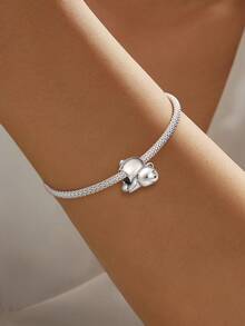 1颗925纯银刺猬珠吊坠，适合DIY手链和女士首饰 - 集合2 - 查看 5