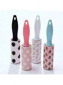 20/5/4/3/2/1 Pcs Mini Lint Rollers, Suitable For Pet Hair And Clothes, Travel Size, Lint Roller For Clothes, Lint Remover, Sticky Lint Brush For Travel, Gift Bags, Furniture, Car Seats, Etc. - Multicolor - View 4
