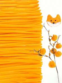 100pcs Pipe Cleaner, Colorful Chenille Stems, Multi-Color Chenille Stems, Flexible Chenille Sticks, Gray Pipe Cleaners Crafts, Solid Color Chenille Stems, Pipe Cleaner Crafts Materials, Pipe Cleaner Crafts Materials, Fuzzy Stick Pipe Cleaner Brush, Arts & Crafts And Decorations, Handmade DIY Materials Twist Rods, Densely Packed Multi-Purpose Bouquet Gifts, Fuzzy Sticks For DIY Crafts And Creative Projects, Ideal For Christmas, Graduation, Birthday, Holiday - Multicolor - View 6