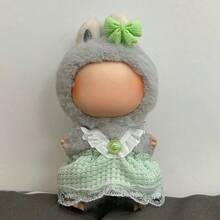 1 Set Mini Cute Princess Doll Dress Up Outfit, Includes Dress, Headpiece And Shoes, Fits 4th Generation Dolls, Decorative Doll Clothes Or Adorable Doll Replacement Outfit (Doll Not Included) - Multicolor - View 6