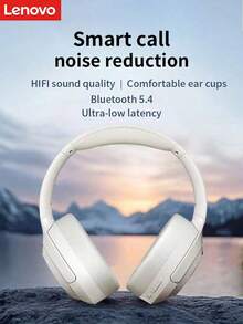 Lenovo EB325 Bluetooth Wireless Headphones, HiFi Deep Bass, Noise Cancelling, Headset For Music, Gaming, Fitness, Study, Original EB325 Bluetooth Earphones - Black - View 2