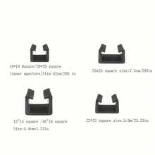 2pcs Patio Wicker Furniture Clips, Sofa Rattan Furniture Connectors - Black - View 11