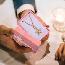 24/10/1 Jewelry Gift Box Set: Empty Jewelry Boxes, Suitable For Holding Small Gifts, Multiple Colors Available, Equipped With Ribbon Bows, Suitable For Anniversary, Wedding, Jewelry Display And Packaging, Beading And Jewelry Making Occasions - Black - View 7