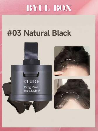  ETUDE Pang Pang Hair Shadow - Root Touch-Up & Volumizing Powder | Quick Fix For Thinning Hair, Natural Look, Travel-Friendly