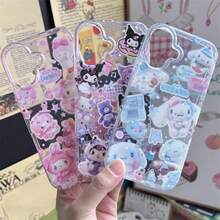 SANRIO Shining Hello Kitty Kuromi My Melody Phone Case For 17/16/15/14/13/12/11 Compatible Back Cover - TTK-319TK250901302 - View 3