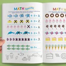64 Pages Children's Math Addition And Subtraction Workbook (3-6 Years Old) - Cars And Boats Counting Visual Learning, 1-10 Number Practice, Classroom And Home School Activity Book (White/Green/Yellow) Interactive Learning Book, Includes Number Tracing, Counting, Addition And Subtraction Practice Pages - Thick Paper, Early Math Skills, Back To School Gift For 3+ Years Old, Homeschool Resource, Fun Activities, High-Quality Printing, Elementary Student Use - Multicolor - View 5