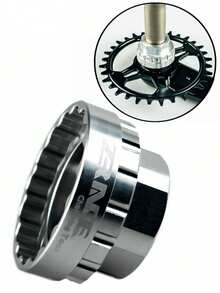 ZRACE 12s Chainrings Mounting Tool For S-CRM95 / S-CRM85 / S-CRM75, TL-FC41 / FC41,Direct Mount Repair Tool Crankset - Silver - View 2