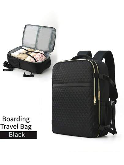 1 Item Hot Air Travel Backpack For Men And Women, Business, Commuting, Holiday Backpack, Multi-Layer Backpack, Notebook Book, Double-Shoulder Backpack, Multi-Purpose Backpack, Business Travel, University School Bag, Suitable For International Commuting Use Vacation Bags For Travel Travel Bag
