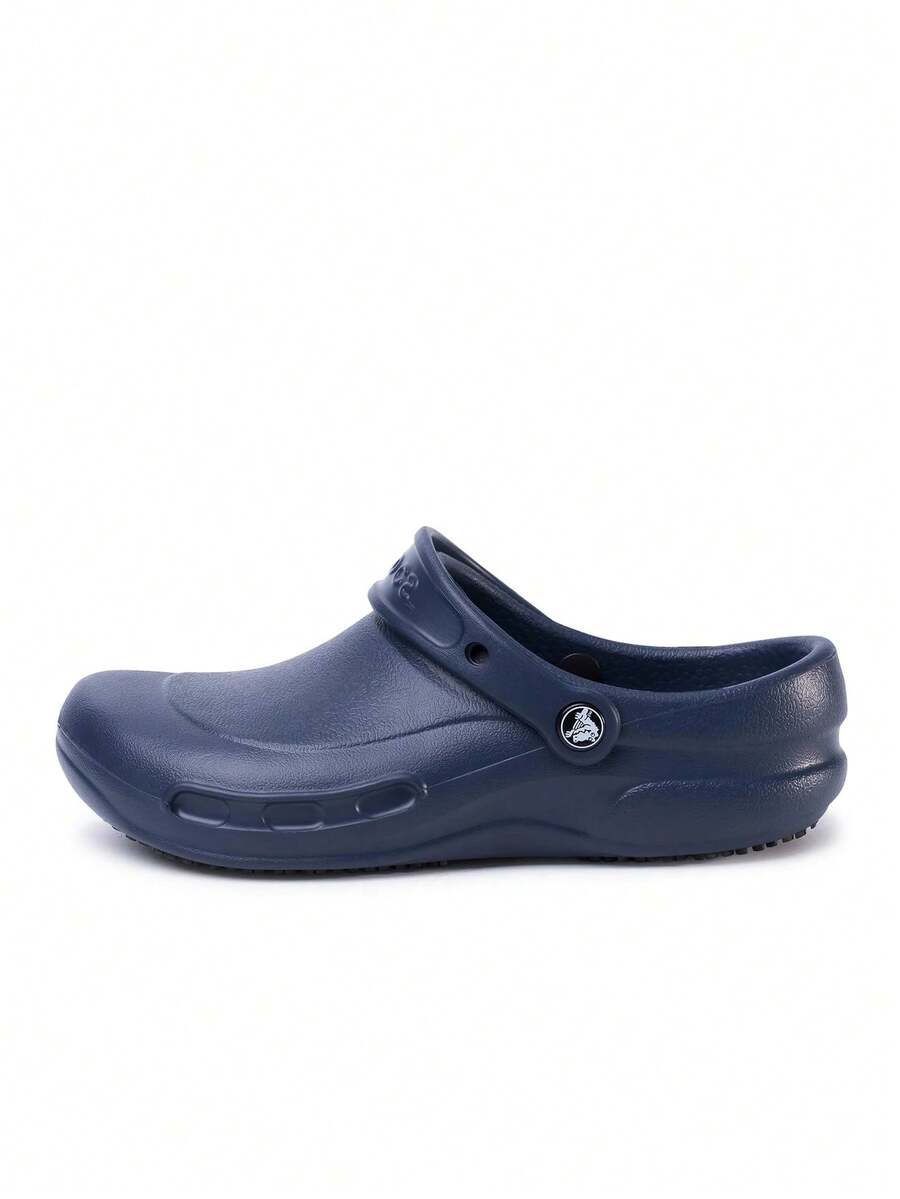 Crocs Giày lười Unisex thấm hút mồ hôi thoáng khí chống nắng chống gió giữ ấm đa năng logo trơn dễ giặt nhanh khô thể thao ngoài trời chạy bộ hàng ngày đi học nam nữ 10075-410 - Hải quân - Xem 1