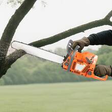 71.8cc Gas Chainsaw, 24 Inch Power Chain Saw, Handed Petrol Chainsaws Gasoline Chainsaws Garden Tool For Cutting Trees, Wood, Outdoor Home Garden And Farm Use - Orange - View 7