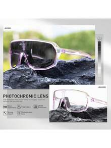 SCVCN Women's Color Changing Cycling Glasses, Color Changing, Suitable For Outdoor, Travel, Daily Wear, Windproof, UV Protection, Suitable For Hiking, Running, Fishing, Beach And Other Occasions, Unisex, Includes 1 Pair Of Lenses - Multicolor - View 4