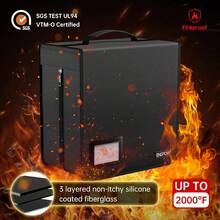 Cajas de Almacenamiento para CD, contenedor con capacidad para 400, Caja de Almacenamiento de DVD Ignífug, Carpeta de CD/DVD, Bolsa de Almacenamiento Portátil para Automóviles Domésticos - 1 - Ver 2