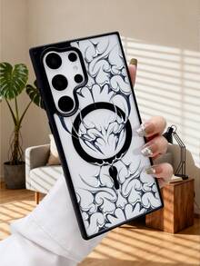 GALLAPLE Dark Abstract Heart Spiked Thorn Graphic Design Protective Magnetic Phone Case Grunge Aesthetic Gothic Edgy Unique Compatible With Iphone 17 Pro Max 17pro 17Air 17 16 15 14 13 12 11 X XS XSMAX Plus Pro ProMax S25Ultra S25 S24 S23FE S22 Plus FE Case - 白色 - 查看 5