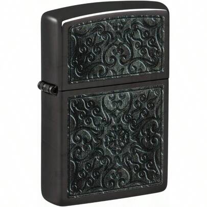 Zippo - Encendedor de Bolsillo Negro Pulido