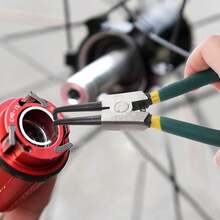 4件套卡簧钳套装，重型卡簧钳套装，挡圈拆卸钳，用于拆卸卡簧，直口和弯口锁定钳套装，带收纳盒