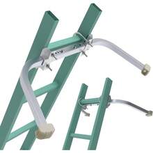 Ladder StabilizerExtended Ladder Stabilizer Accessory For Roof Gutter&Wall Ladder Stand-Off Aluminum Wing Span/Wall Ladder Standoff With Non-Slip Rubber Bottom Pad. Patent Pending - Aluminum - View 2