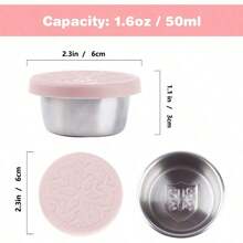 Storage Container Sets - Rosado - Zobacz 5