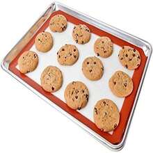 Commercial Aluminum Sheet Pan & Silicone Baking Mat Set for Foodservice, Ideal for Baking - Aluminio - Ver 4