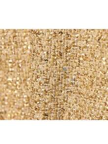 女士金属丝短款外套 春季时尚长袖高街短款外套 女式时尚街头服饰 - 金色 - 查看 5