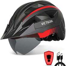 BMX Helmet - Black Red - 查看 2