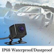 Cámara de visión trasera para automóvil HD 1080P Cámara de marcha atrás para automóvil gran angular de 170 ° Admite señales CVBS y AHD Negro - Negro - Ver 7