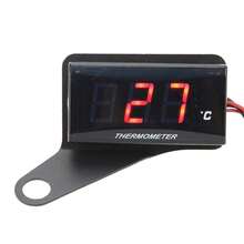 EstiloTendenciaMedidor Digital De Temperatura Del Agua Para Motocicleta, Ultrafino, LCD, 12 V, Para La Mayor¨ªA De Las Motos (Rojo),Term¨®MetroCalidad PremiumVersióN Mejorada - 1 - Ver 9