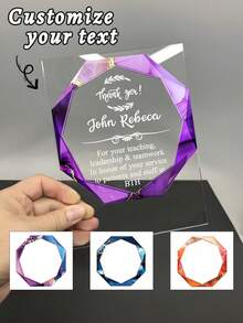 Personalized Employee Award, Retirement Appreciation, For Manager, Staff, Retirement Award Custom Award Plaque ,Thank You,Multi-Functional,Reusable,Ornamental,Exquisite,Stylish,Adorable,Colorful,Cute,Funny,Custom,Personalized,Customized,Unique,Ideal Gifts For Her,Ideal Gifts For Him,For Anniversaries,For Birthdays - Multicolor - View 12