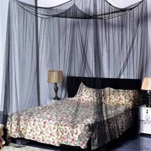 Four-Sided Mosquito Net Outdoor Mosquito Net, Home Mosquito Net, Bed Cover, Mosquito Net Curtain, Bed Cover Mosquito Net Set, Mesh Canopy Curtain - màu đen - Xem 5