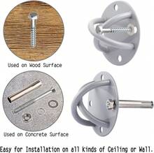 Gymnastics Rings - White - View 4