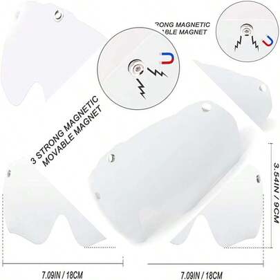 Bicycle Helmet with Removable Magnetic Visor for Cycling