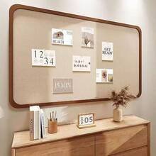 1 pieza Tablero de exhibición de fieltro multicolor, 1 pieza Panel decorativo de fieltro vintage, 1 pieza Pared de fotos - 40*60㎝ - Ver 4