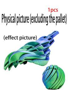 1 Pc 3D Printed Mucus Ball Stress-Relieving Toys, Daydreaming Toys, Round Deformable Balls, Used To Relieve Stress And Anxiety, Suitable As Sensory Stimulation Decorations For Offices, Leisure Items For Use In Offices And During Travels, And Also An Ideal Creative Gift - Multicolor - View 10