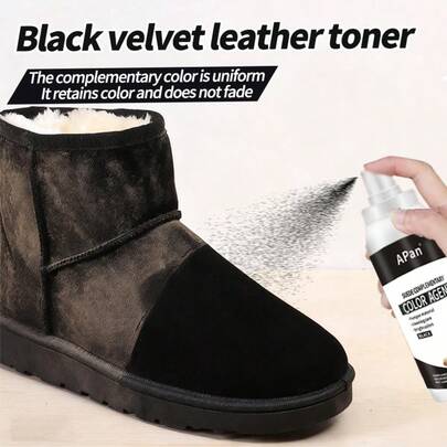 1 Set Black Suede Color Restorer, Includes 1 Bottle Of Color Restorer, 1 Suede Cleaning Brush, Designed For Suede And Nubuck Shoes, This Faux Leather Care And Repair Product Is Suitable For Snow Boots And Sneakers. This Boot Refresher Product Provides A Glossy Finish, Non-Greasy Formula,Wedding,Y2k,Party,Mother's Day Gift,Bedroom Decor,Garden,Kitchen Decor,Summer,Beach,Travel Essentials,Room Decor,Squishy,Graduation,Shoe Rack,Storage Saver,Outdoor,Garden,Travel Essential,Portable,Beach Essential,Graduation Season,Commencement,Graduation Ceremony,Graduation Gift,Graduation Present,Graduation Gift,Graduation Present,Congrats Grad,Congratulations Graduate,Valedictorian,Finish School,Graduation Party