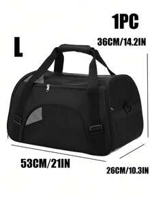 1 حقيبة ظهر قابلة للتوسيع للحيوانات الأليفة، حقيبة حمل كبيرة للكلاب، حقيبة ظهر مهواة للقطط/الكلاب، مناسبة للحيوانات الأليفة المتوسطة الحجم، مثالية للسفر والتنزه والأنشطة الخارجية - الأسود - مشاهدة 8