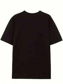 Stray Retro Pattern-Shirt-DominATE Around SKZ Band,% Cotton Men's And Women's Crew Neck Short Sleeve Casual Shirt, Bold Member Photos And Text Printing, All Season Comfortable, Washable, Music Lovers Exclusive, High Quality Sewing, Fashion Style 220g QJXZ - màu đen - Xem 2