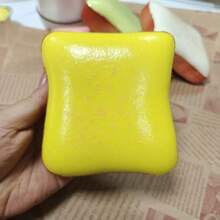 1pc Super Soft Butter Toast Squishy Stress Relief Squeeze Toy - Perfect Gift For Birthday, Holiday, Christmas, Halloween - Multicolor - View 5