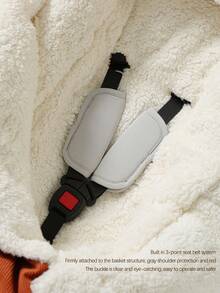 1件婴儿推车保暖罩，婴儿用品，推车配件，户外睡篮，便携式婴儿提篮罩，防风保暖