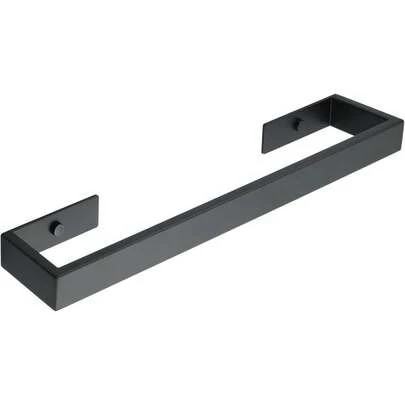 Rail Black Wall Mounted, Bathroom Towel Holder, SUS304 Stainless Steel Towel Bar, 30CM Towel Holders For Bathrooms, Kitchens, Toilets, And Living Rooms