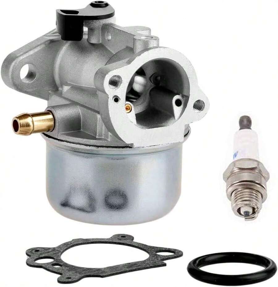 Hippotech 799868 Carburador para carburador B &amp; S 498170 799872 694202 Stens 50-657 520-966 16401 20716 20712 20713 20714 Walk Behind SegSegSegSeg - negro - Ver 1