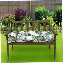 YQQ Cojín de banco al aire libre impermeable plantas tropicales cojines de banco impresos para muebles de exterior cojín de silla de columpio resistente a los rayos UV almohadilla de cojines de banco2179 - 39 km 0 km - Ver 4