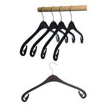 Kleiderbügel aus Kunststoff, schwarz, Rockhaken, 43 cm 25 STK.-7396 - 25St.Na43s - Bekijken 2