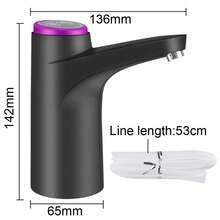 (Blanco)Dispensador de agua eléctrico automático, bomba de agua con barril USB, botella de agua, interruptor de botella para beber de galones, aparatos de tratamiento de agua - Blanco - Ver 12