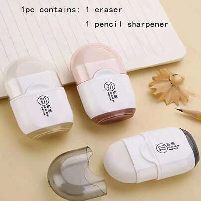 1 Roll Creative Stationery Correction Tape, 2-In-1 Eraser, Special Eraser, Multi-Functional School Supplies, Back To School Gift