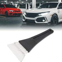 1pc Car Ice Scraper - Black Plastic Handle + Clear Scraper Blade, Portable Windshield/Window Deicing Scraper, Suitable For Sedan/SUV/Truck/RV, Winter Snow Removal Tool - Multicolor - View 11
